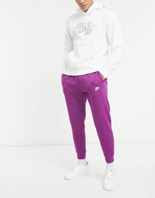 nike purple joggers