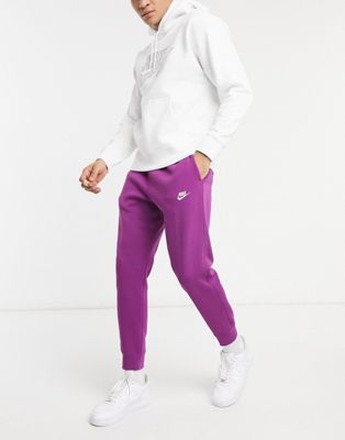 purple nike joggers