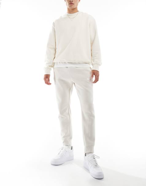 Nike Club cuffed joggers in sail - view 1