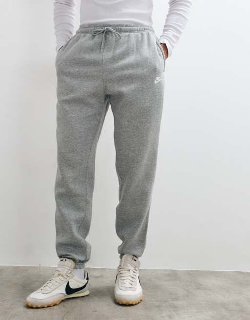 Nike Club cuffed slim fit joggers in grey, 2 of 5
