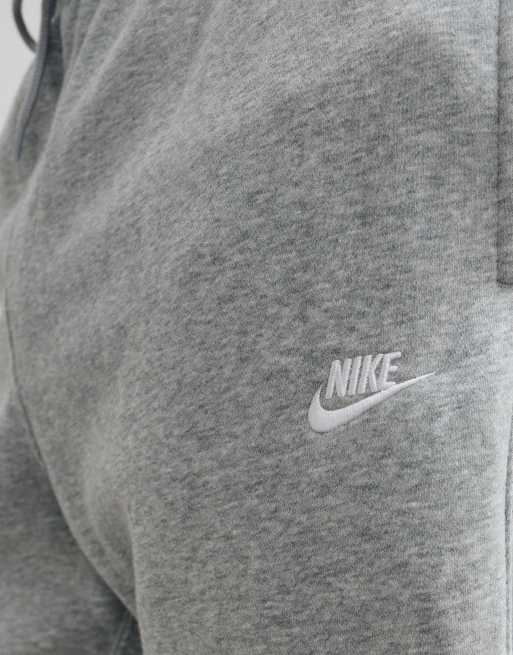 Nike Club cuffed slim fit joggers in grey, 3 of 5