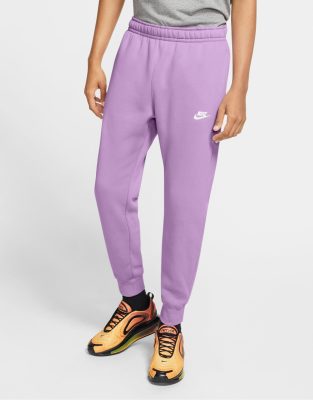 Nike Club cuffed sweatpants in pink