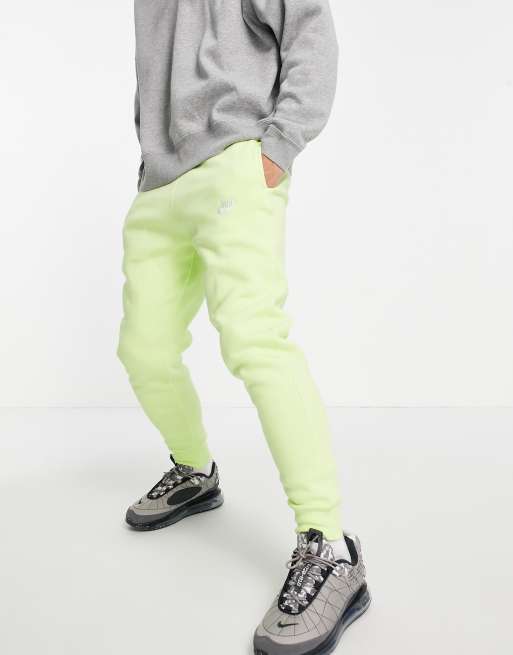 Lime green online sweatpants