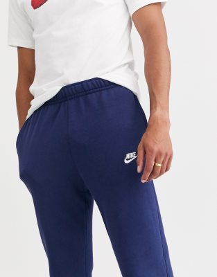 nike cuffed club jogger in navy