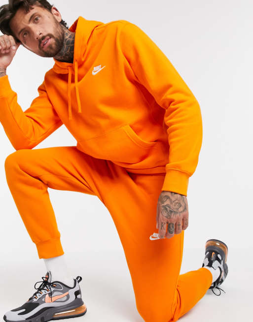 Orange nike tech online sweatsuit