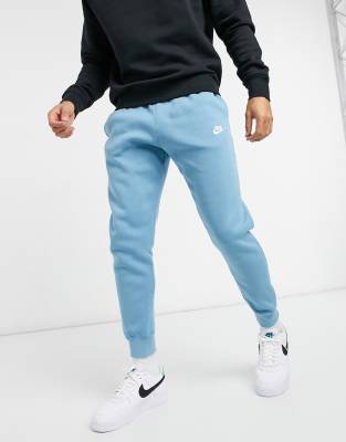 Nike Club cuffed sweatpants in pale 