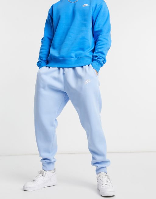 Nike Trend Fleece loose fit cuffed sweatpants in pale brown, ASOS