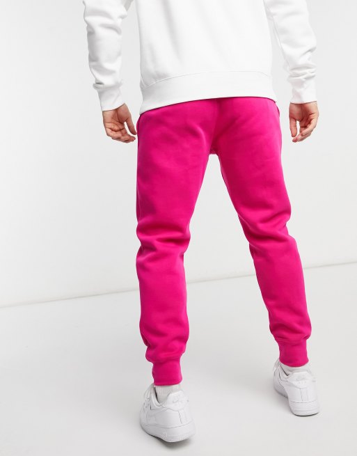 Nike Club cuffed sweatpants in pink