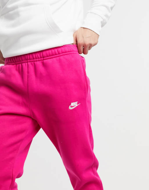 Womens pink best sale nike sweatpants