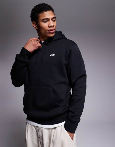 Nike Club – Czarna bluza z kapturem - view 1