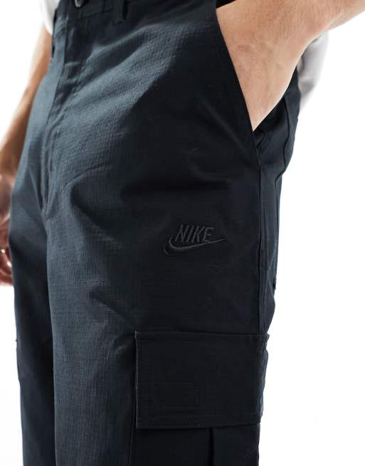 Nike – Club – Czarne bojówki z tkaniny, 2 z 5