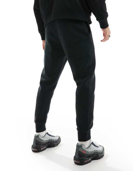 Nike – Club – Czarne joggersy ze ściągaczami, 2 z 5