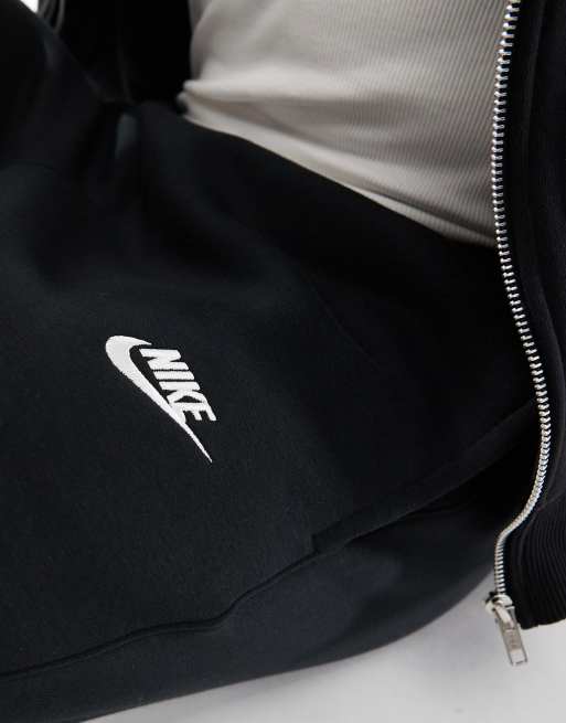 Nike – Club – Czarne joggersy ze ściągaczami, 3 z 5