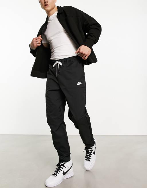 Nike – Club – Czarne zwężane spodnie z tkaniny, 4 z 4