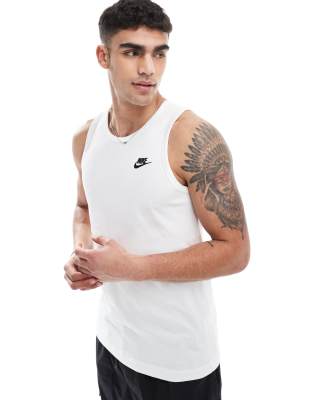 Nike - Club - Débardeur - Blanc
