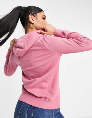 nike essentials hoodie in dusty pink