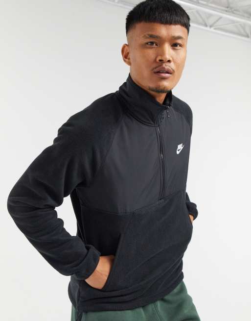 Nike club outlet half zip sweat