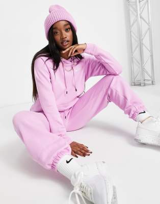 nike essential hoodie pink