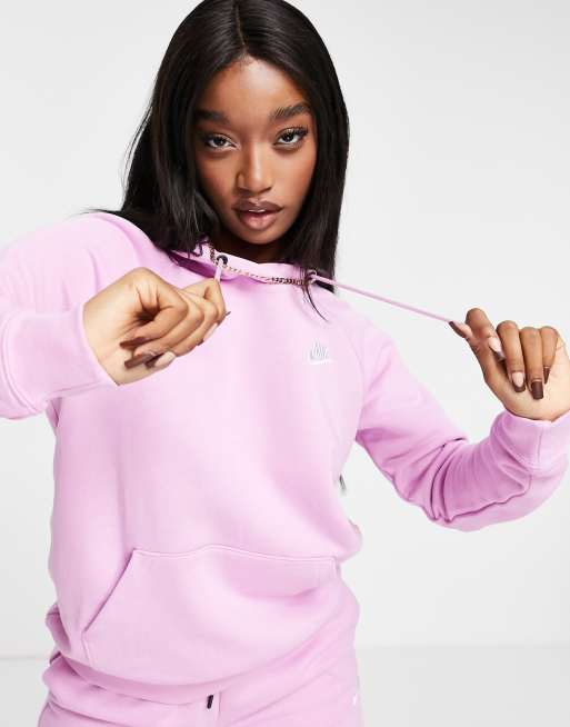 Nike Club Essentials hoodie in pink