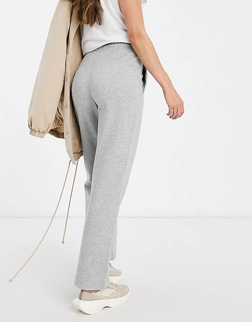 Nike Club Essentials open hem sweatpants in gray