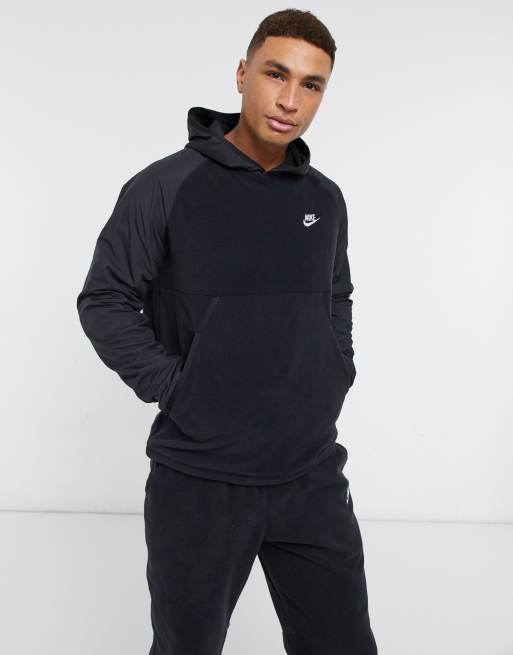 Nike club essentials panelled hoodie new arrivals