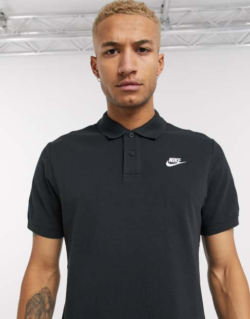 Nike Club Essentials polo shirt in black