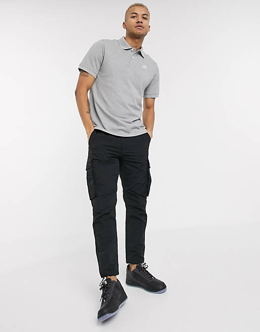 Nike Club Essentials polo shirt in grey