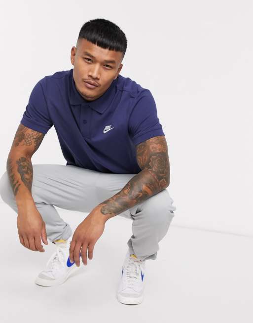 Nike Club Essentials polo shirt in grey, FhyzicsShops