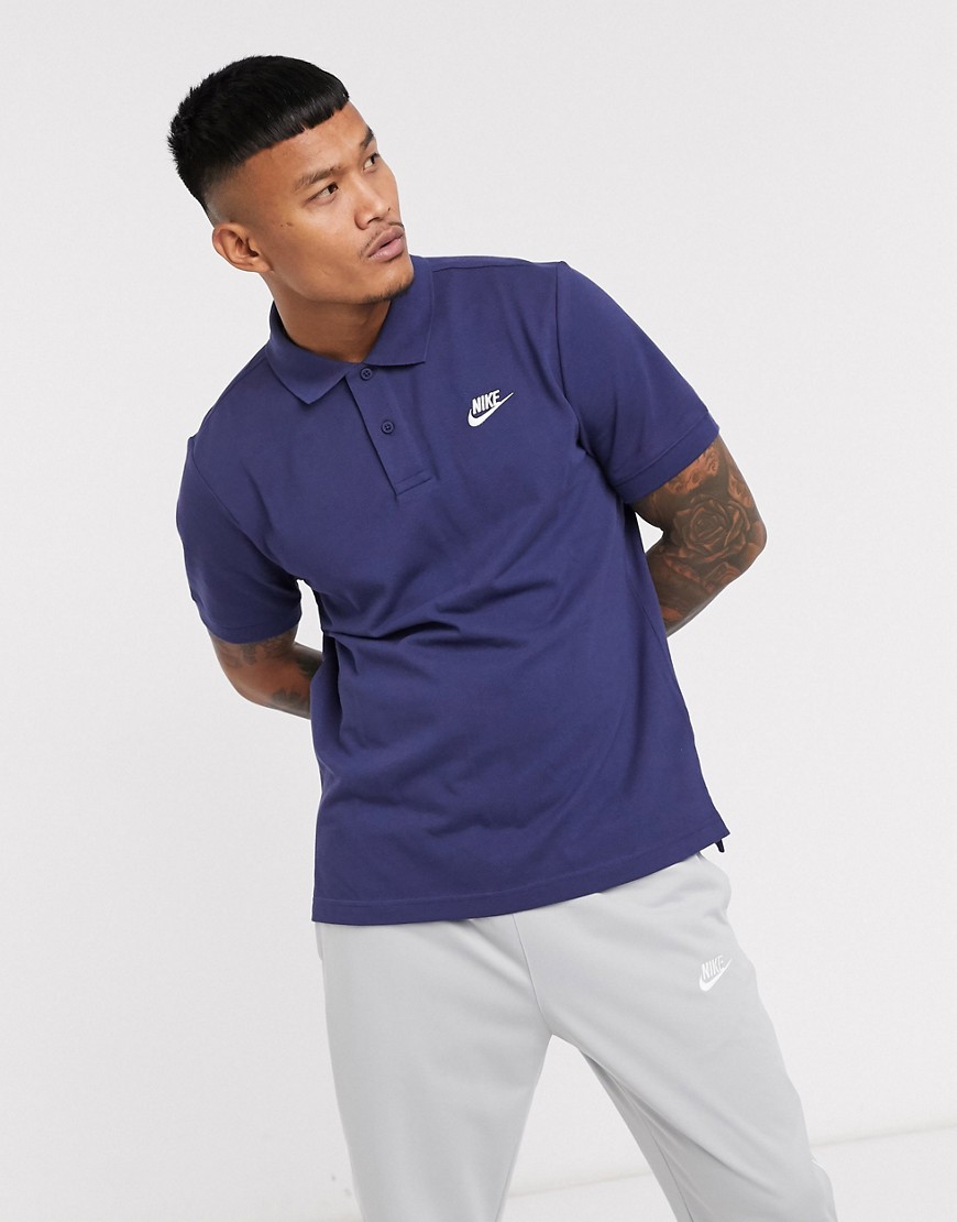 Nike Club - Essentials - Poloshirt in marineblauw