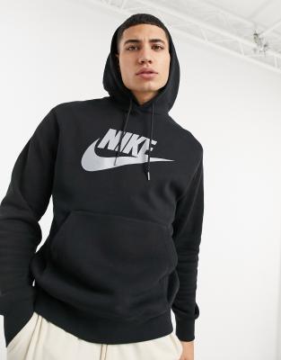 nike black logo hoodie