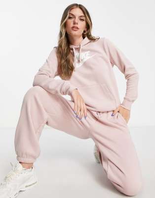 Nike Club Essentials - Sweat à capuche avec logo - Rose