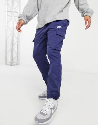 nike cargo joggers navy