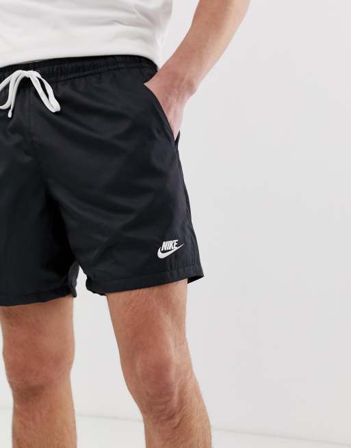 Experto sabor dulce Pendiente Nike Club Essentials woven shorts in black | ASOS