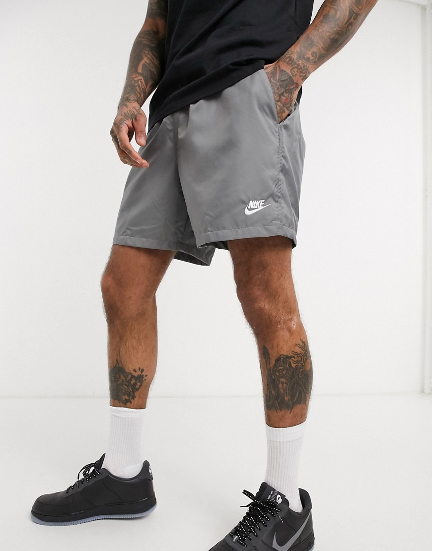 Nike Club Essentials woven shorts in grey