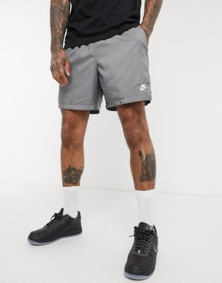nike club essentials woven flow shorts grey