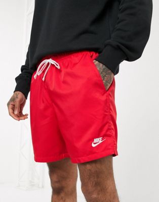 Nike Club Essentials woven shorts in red
