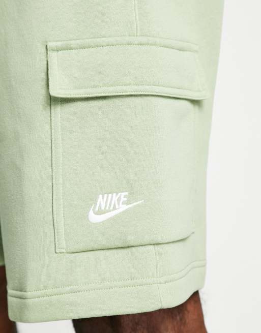 Nike - Club Feece - Short cargo - Vert, 3 de 4