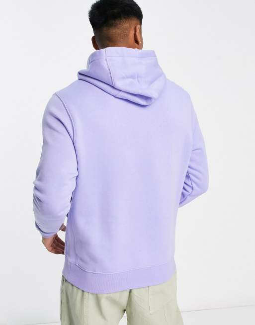 Nike Club Felpa con cappuccio color cardo chiaro