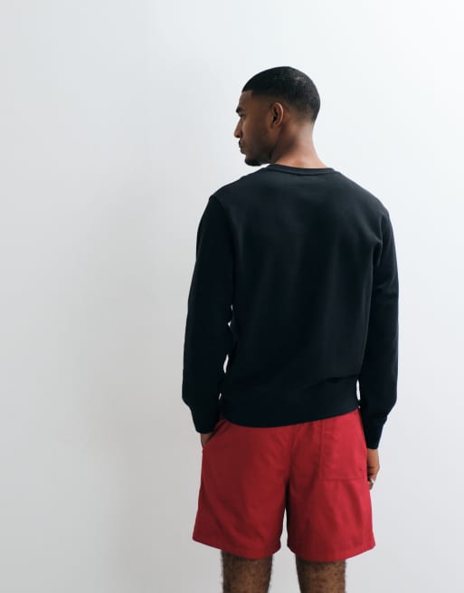 Nike Club felpa in French Terry con logo script nera, 4 di 5