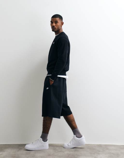 Nike Club - Felpa nera, 4 di 5