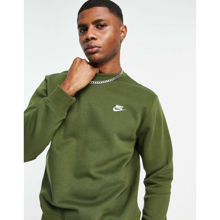 Nike crew neck on sale hoodie