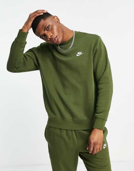 Khaki green nike jumper new arrivals