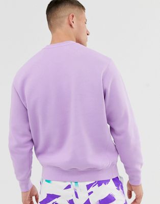 nike club sweatshirt lilac