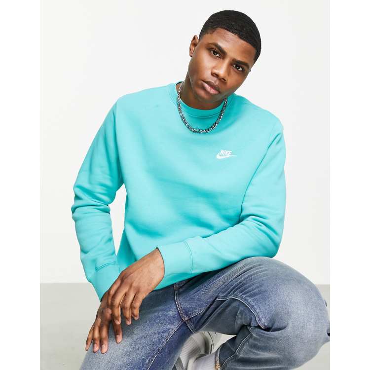 Teal crewneck new arrivals