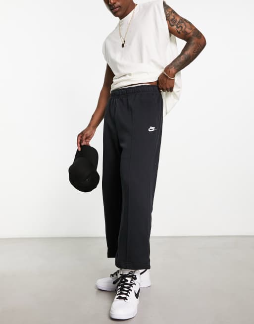 Nike Cropped Joggers - Medium Black Cotton