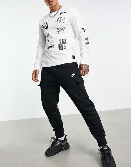 Nike sweatpants cuffed discount mens