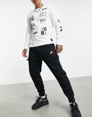 nike club fleece cuffed pants