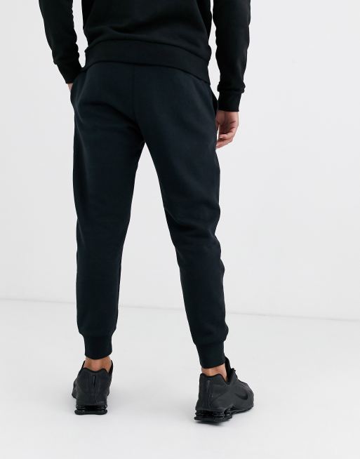 Nike air best sale fleece joggers black