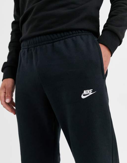 Nike Club cuffed sweatpants in charcoal heather - gray, ASOS