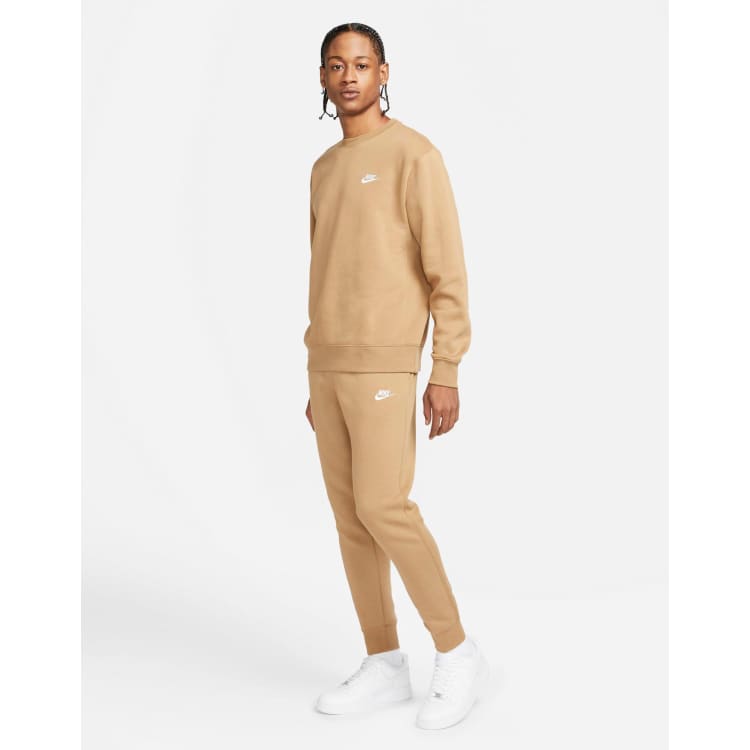 Nike club fleece cheap sesame